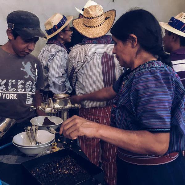 Medium Roast||Guatemala Huehuetenango||Notes: caramel and red apple with a sweet aftertaste of honey and hazelnut,mild citrus acidity, medium-heavy body||12oz